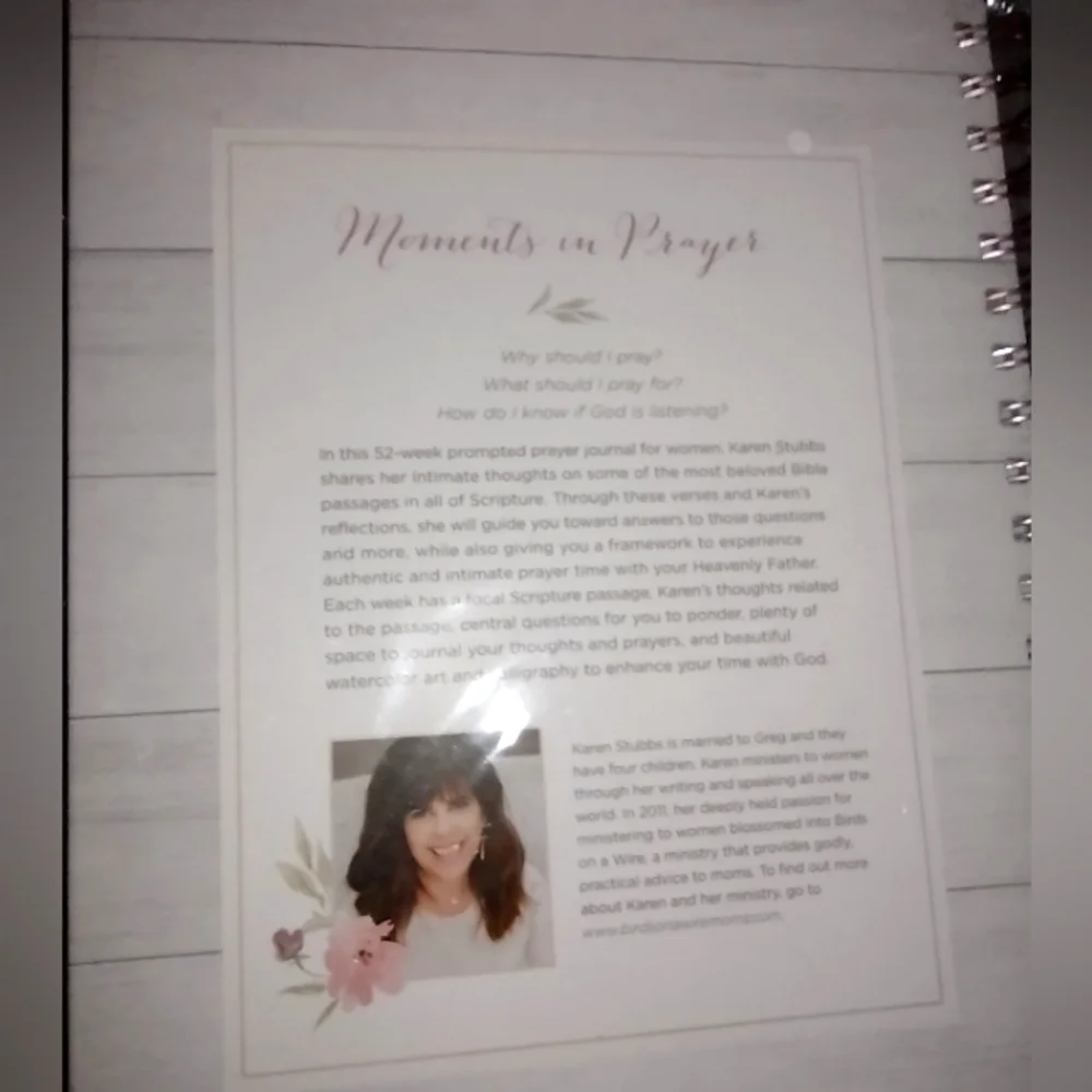 🆕 Large Journal, Moments in Prayer & 101 Inspiration Cards 2 Pc Gift Set